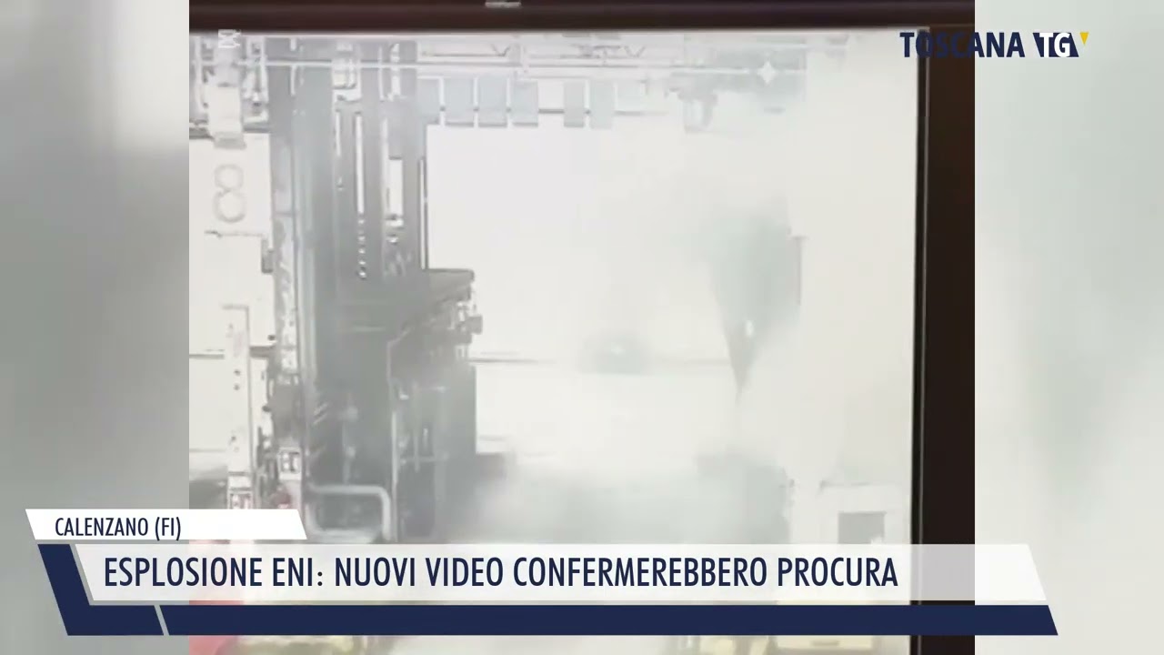 2024-12-21 CALENZANO (FI) - ESPLOSIONE ENI, NUOVI VIDEO CONFERMEREBBERO PROCURA