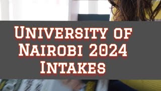 UON intake Online Application 2024 | Dates & How to Apply