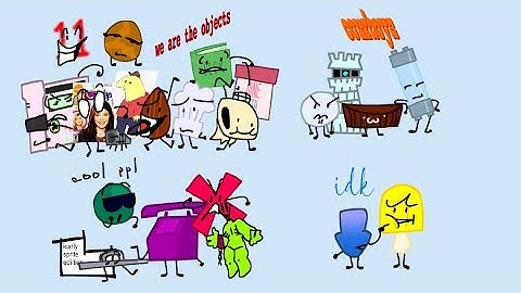 All HOS (honest object show) team jingles (official...I guess?...)