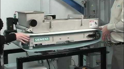 How to change a belt on a Siemens  weighfeeder