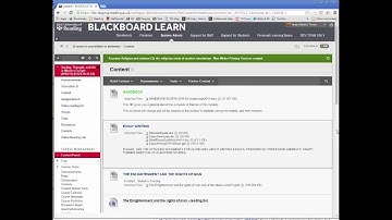 Talis reading lists - linking from Blackboard to a reading list section