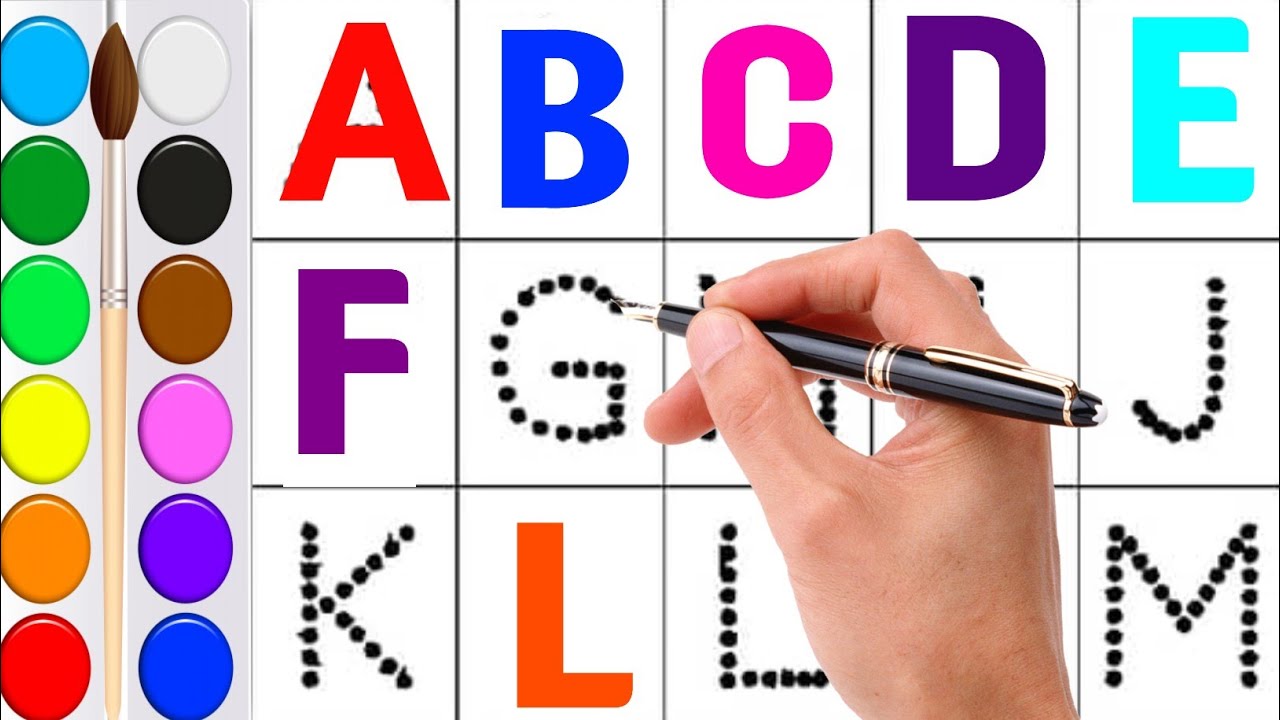 Alphabet abcd | Write Alphabet Letter | How to write alphabet letters ...