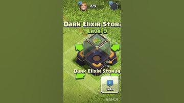 #short video#dark Elixir Storage 1to max ubgrate in 30 second