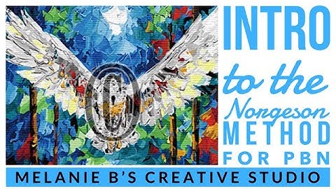 The Norgeson Method for Paint by Numbers PBN - Part 1 Adding Texture, Depth & Dimension | Melanie B