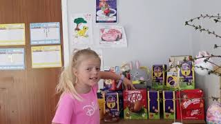 Our Easter egg haul......Happy Easter bubblegum Squad 🐰🐣🍫