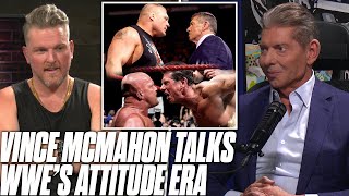 Vince McMahon Talks His Relationship With Brock Lesnar & Stone Cold | Pat McAfee Show