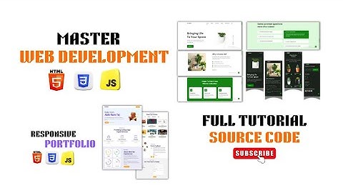 Master Frontend Web Development With 2 Real World Projects Using Html CSS and JavaScript