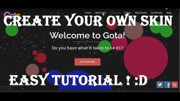HOW TO CREATE YOUR OWN GOTA.IO SKIN // EASY TUTORIAL