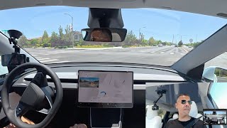 Tesla FSD 13.2.9 Takes me to the Store Without Touching the Wheel