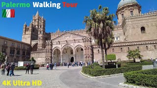 Palermo, Sicily, Italy 2023 Walking Tour- A Journey Through Palermo's Streets in 4K 🇮🇹