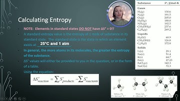 AP Chemistry Topic 9.2 - Absolute Entropy and Entropy Change
