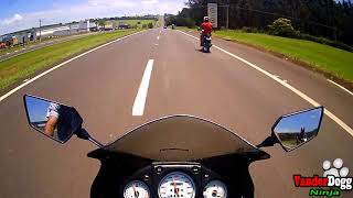 Kawasaki Zx2R As Ninjas Andando Forte Na Pista.