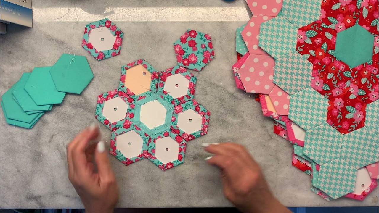 Learn to Sew English Paper Piecing Hexagons with Confidence - Clover &  Violet