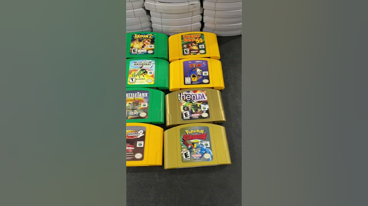 The ONLY N64 Game This Color