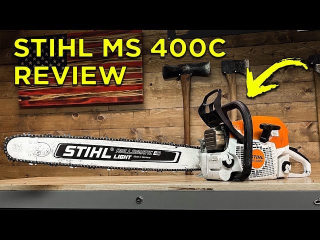 Hands on Review of The Stihl MS 400c! 