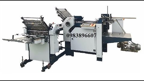 Máy gấp toa thuốc. 8 túi +1 dao