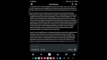 How good is grok3 compare to chatgpt and deepseek #grok3 #chatgpt #deepseek