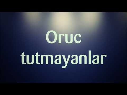 Oruc tutmayanlar ¦¦ Rəşad Hümbətov Resad Humbetov