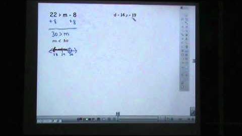 5-1 Solving Inequalities by addition and subtraction