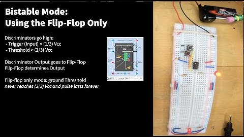 110 Expt. 16B: The 555 Timer in Bistable Mode