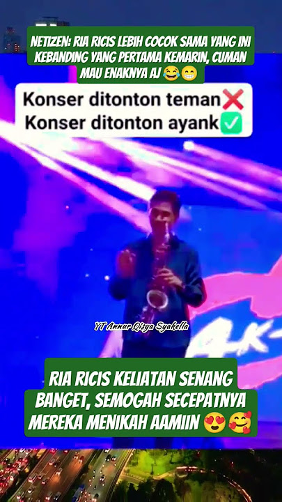 Moment Ria Ricis nonton sang pacar lagi konser #short #riaricis #evan #riaricis1795