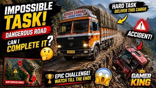 Truck Simulator Gameplay 🚛 | Impossible Task & Dangerous Accident | Can I Complete It? | Gamer King screenshot 3