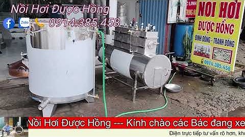Nồi Hơi Nấu Rượu đốt củi hiện đại tiết kiệm mới nhất năm 2024