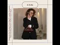 Burgundy Red Pleated Cloud Bag PU Leather Geometric Metal Handbag Women's Fashion Clutch Bag Dati…