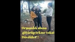 Ormanlık Alanda Genç Kıza Işkence O Anlar Kamerada