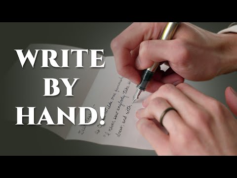 فيديو: ما هما نوعان من الكتابة اليدوية المخطوطة؟