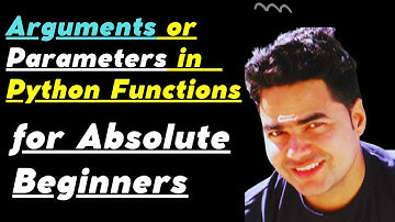 Function Arguments or Parameters in Python | Python Tutorial in Hindi