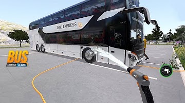 Cleaning The New Setra Double decker Bus - Bus Simulator Ultimate