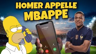 Homer Appelle Mbappe au téléphone