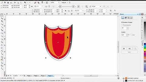 shield logo design tutorial in coreldraw