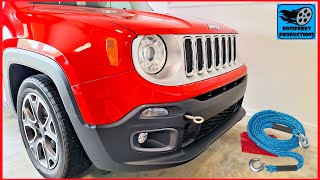 Jeep Renegade Hidden Towing Hitch Locations & Tools (2014+)