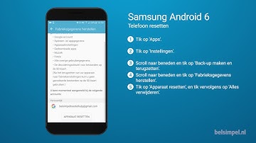 Tips & Tricks - Samsung smartphone: Telefoon reset (Android 6)