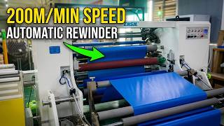 High‑Speed Tape Rewinder ZRF‑1300 | 200m/min Automatic Adhesive Tape Converting Machine