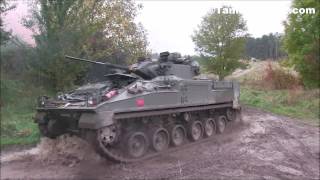 Dozens of Challenger 2 Tanks & Warrior IFV Storm a Compound - British Army 2017