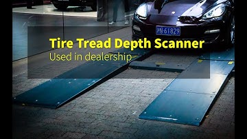 Drive over Tire Tread Depth Scanner for Passenger Car(Elscope vision)