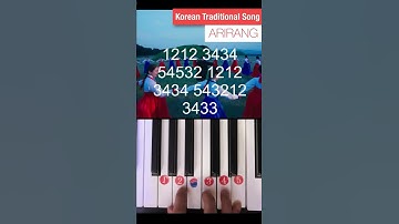 Thumbnail of 🇰🇷 아리랑(한국 전통 노래) PIANO LESSON #1