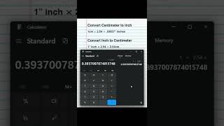 Convert Centimeter to Inches