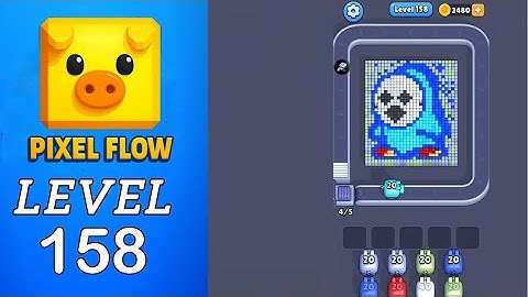 Pixel Flow Level 158 Walkthrough