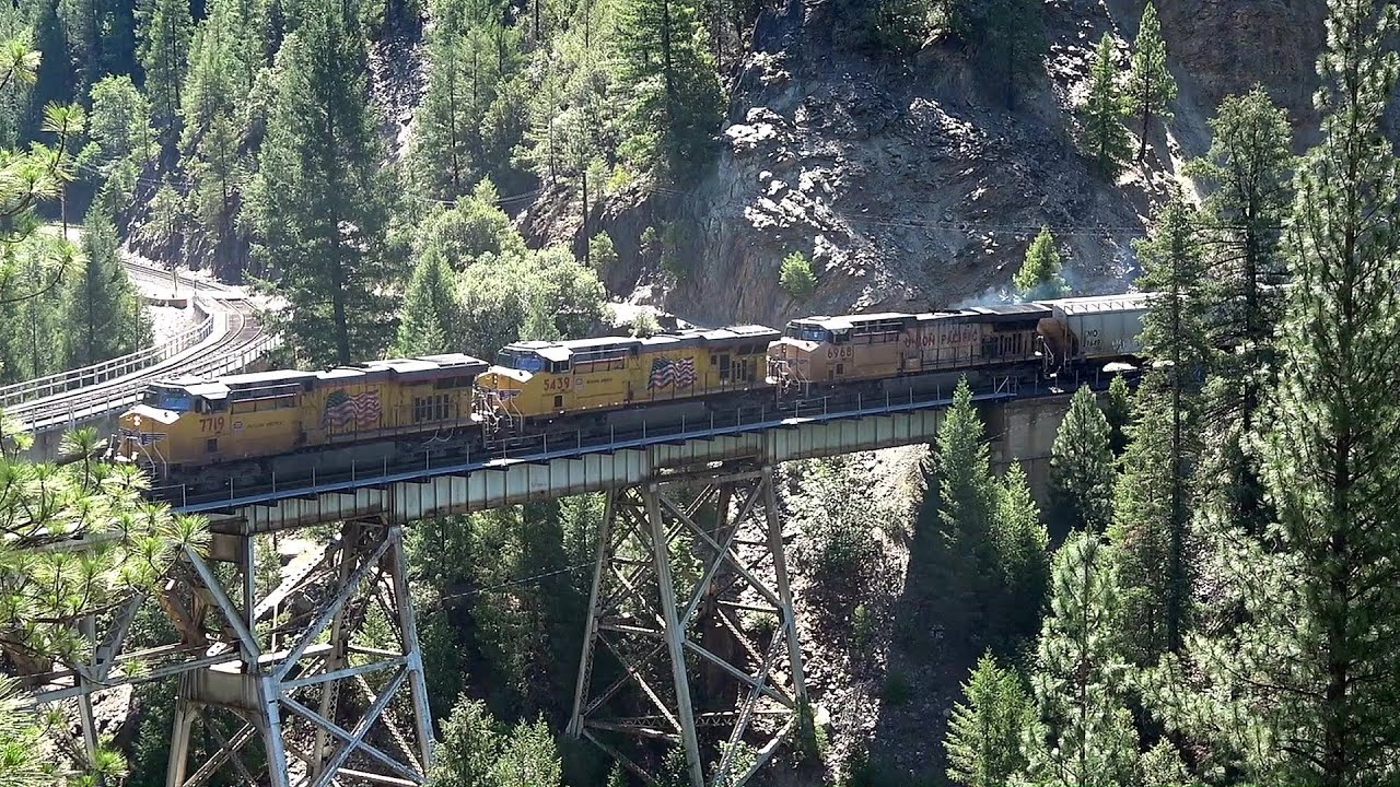 Union Pacific Grain Train Chase: Doyle, Chilcoot, Portola, Cromberg, Keddie Wye, Tobin