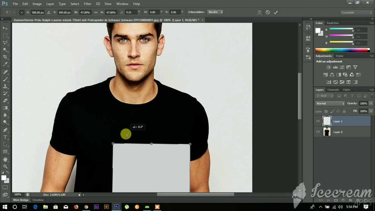 How to Create T shirt Mockup in Photoshop 2019 - YouTube