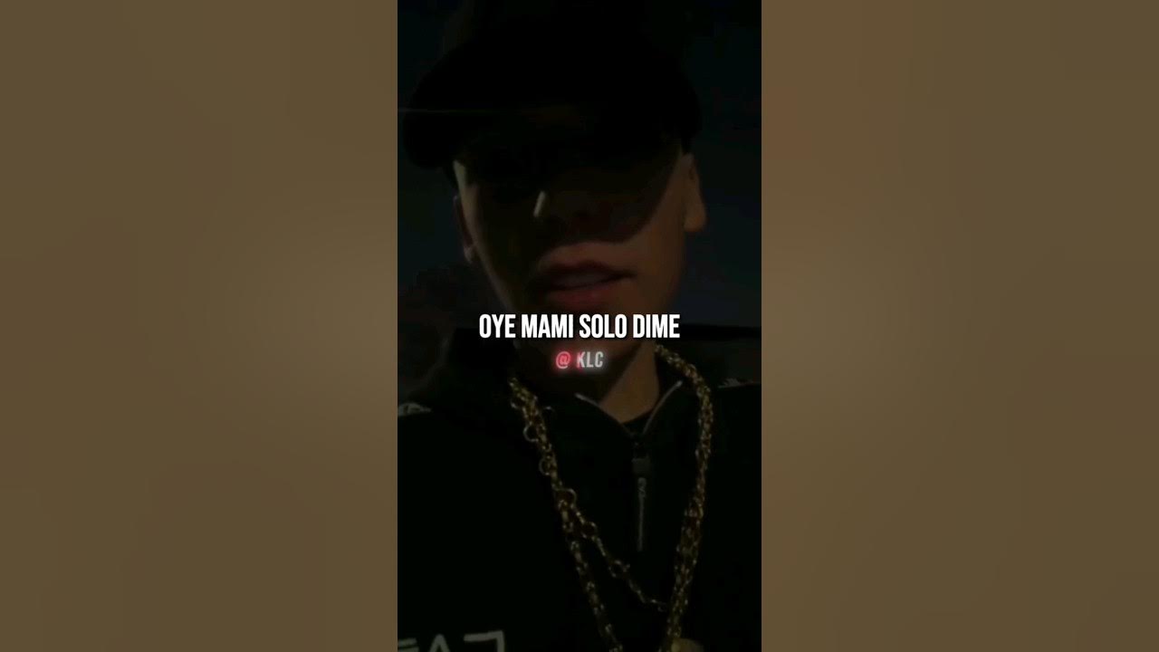 OYE MAMI SOLO DIME - Jere Klein preview con El Bai - YouTube