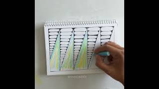 🎨 Easy Zentangle Art | Relaxing Abstract Patterns 🌀
