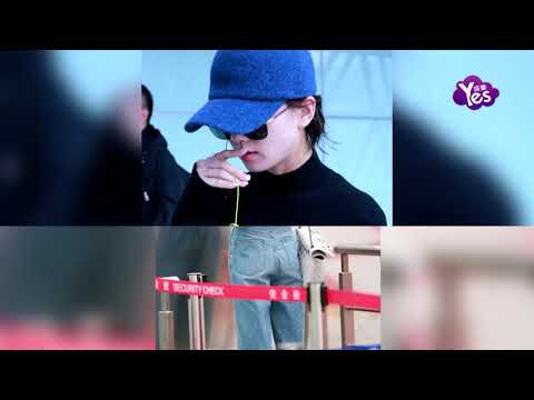 【2年前】劉詩詩現身機場 揮手告別粉絲