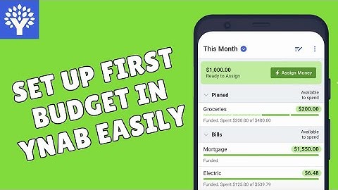 How to Set Up First Budget in YNAB 2025?