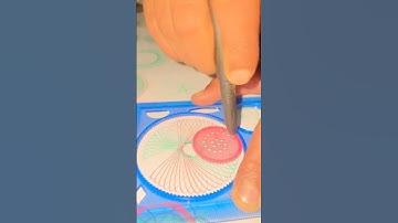 Spirograph Art Banane Ka Asaan Tareeqa! 🤩🎨 #diy #spiroart #craft #spirograph #spirometry #asmr
