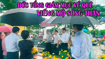 ĐỨC TỔNG GIÁM MỤC Về Quê Viếng MỘ SONG THÂN Dưới Trời Mưa |Thân Tình Với Bà Con Quê Nhà Gx BẠCH LÂM.